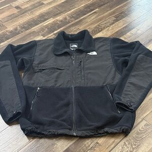 North Face Denali Zip Up Fleece Jacket Black